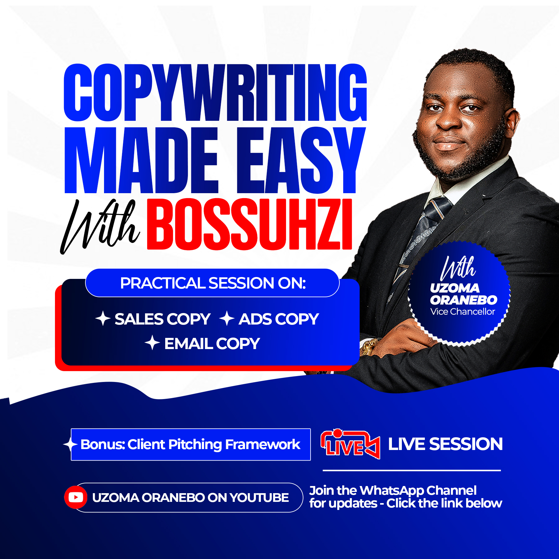 COPYWRITING MADE EASY WITH BOSSUHZI
